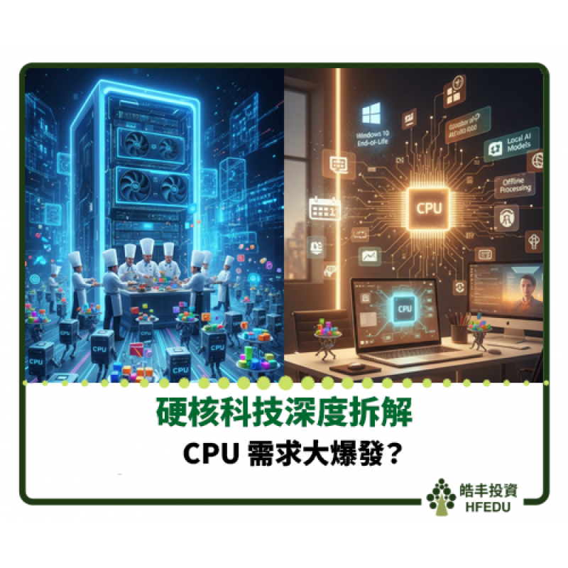 【CPU 需求大爆發】